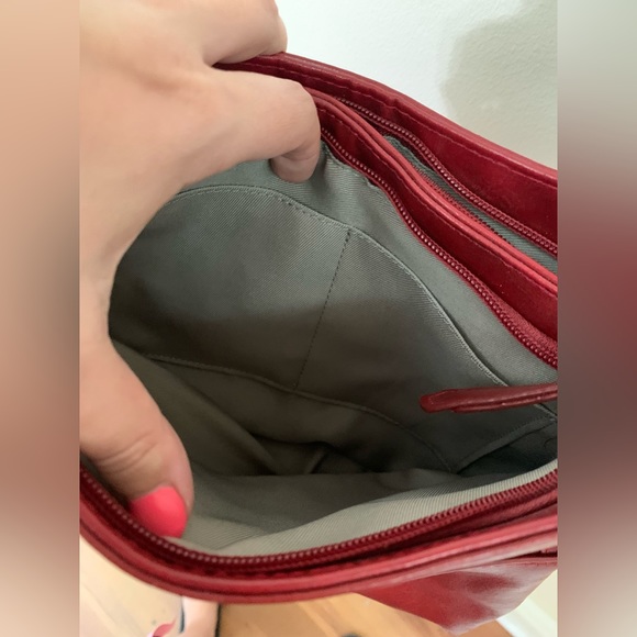 Genuine leather | red | Jessica purse - Picture 11 of 14